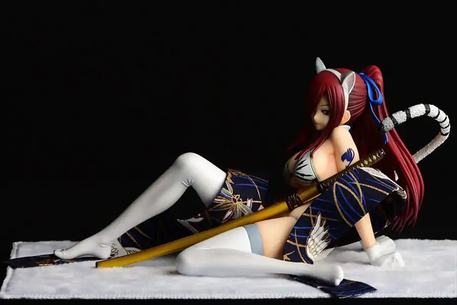 Fairy Tail Statue 1/6 Erza Scarlet - White Tiger CAT Gravure_Style 13 cm Kip fotografija izdelka