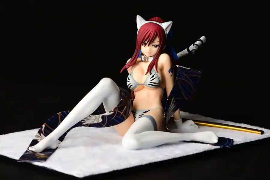 Fairy Tail Statue 1/6 Erza Scarlet - White Tiger CAT Gravure_Style 13 cm Kip fotografija izdelka