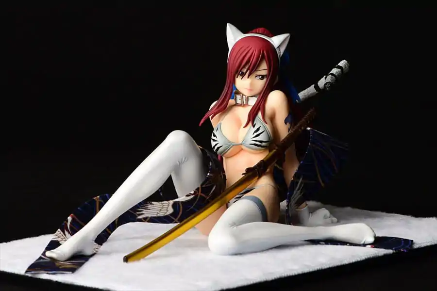 Fairy Tail Statue 1/6 Erza Scarlet - White Tiger CAT Gravure_Style 13 cm Kip fotografija izdelka