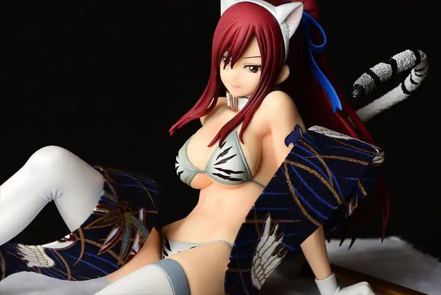 Fairy Tail Statue 1/6 Erza Scarlet - White Tiger CAT Gravure_Style 13 cm Kip fotografija izdelka