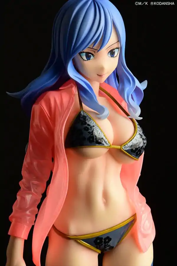 Fairy Tail Kip 1/6 Jubia Lokser Gravure_Stylesee-through wet shirt Black Bikini!! 25 cm fotografija izdelka