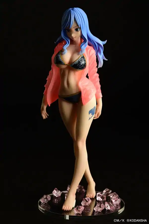 Fairy Tail Kip 1/6 Jubia Lokser Gravure_Stylesee-through wet shirt Black Bikini!! 25 cm fotografija izdelka