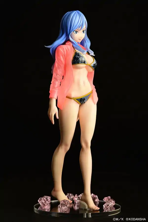 Fairy Tail Kip 1/6 Jubia Lokser Gravure_Stylesee-through wet shirt Black Bikini!! 25 cm fotografija izdelka