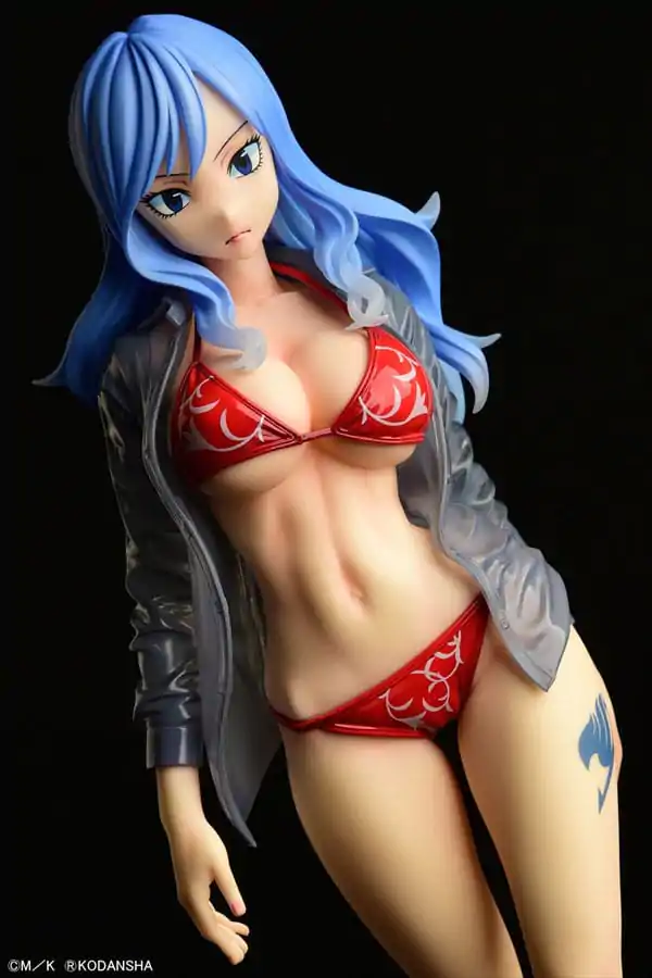 Fairy Tail Kip 1/6 Jubia Lokser Gravure_Stylesee-through wet shirt Red Bikini!! 25 cm fotografija izdelka