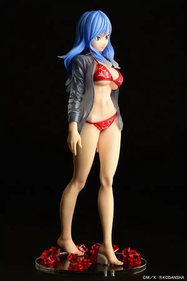 Fairy Tail Kip 1/6 Jubia Lokser Gravure_Stylesee-through wet shirt Red Bikini!! 25 cm fotografija izdelka