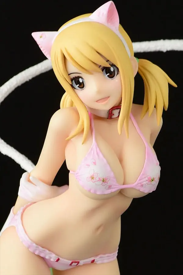 Fairy Tail Kip 1/6 Lucy Heartfilia·Cherry blossom CAT Gravure_Style 25 cm fotografija izdelka