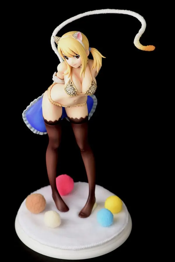 Fairy Tail Kip 1/6 Lucy Heartfilia - Leopard print CAT Gravure_Style 25 cm fotografija izdelka