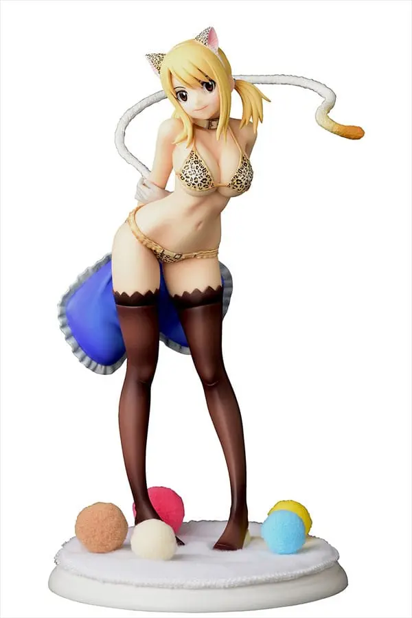 Fairy Tail Kip 1/6 Lucy Heartfilia - Leopard print CAT Gravure_Style 25 cm fotografija izdelka