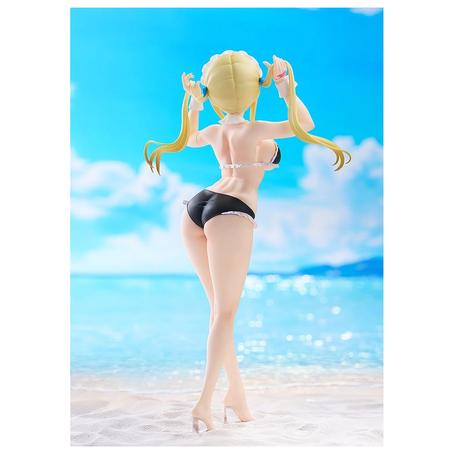 Fairy Tail 100 Years Quest Beach Queens Pop Up Parade PVC kip Lucy Heartfilia: Virgo Form Swimsuit Ver. L Size 23 cm fotografija izdelka
