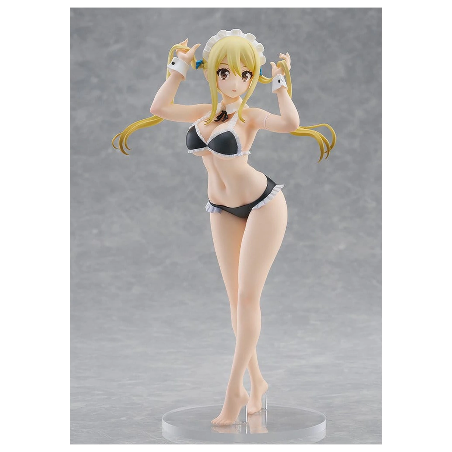 Fairy Tail 100 Years Quest Beach Queens Pop Up Parade PVC kip Lucy Heartfilia: Virgo Form Swimsuit Ver. L Size 23 cm fotografija izdelka