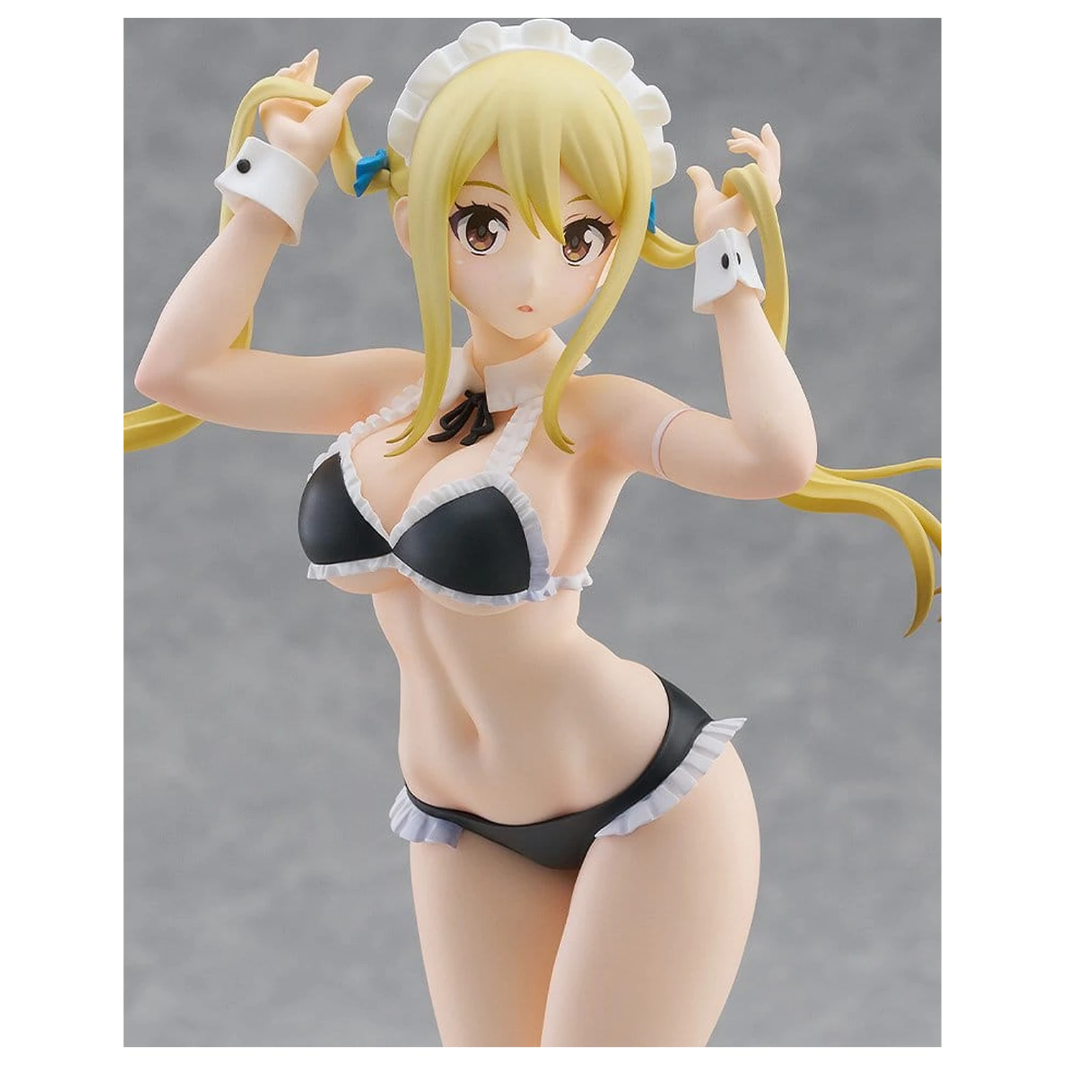 Fairy Tail 100 Years Quest Beach Queens Pop Up Parade PVC kip Lucy Heartfilia: Virgo Form Swimsuit Ver. L Size 23 cm fotografija izdelka
