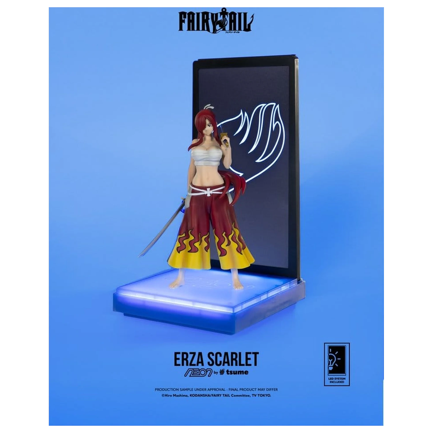 Fairy Tail neon figura 1/9 Erza Scarlet 25 cm fotografija izdelka