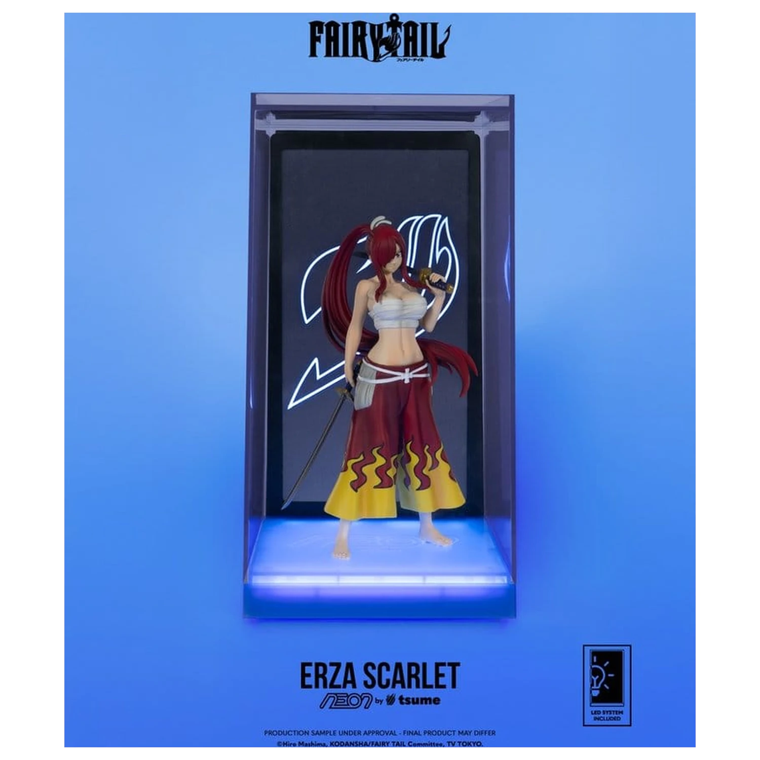 Fairy Tail neon figura 1/9 Erza Scarlet 25 cm fotografija izdelka