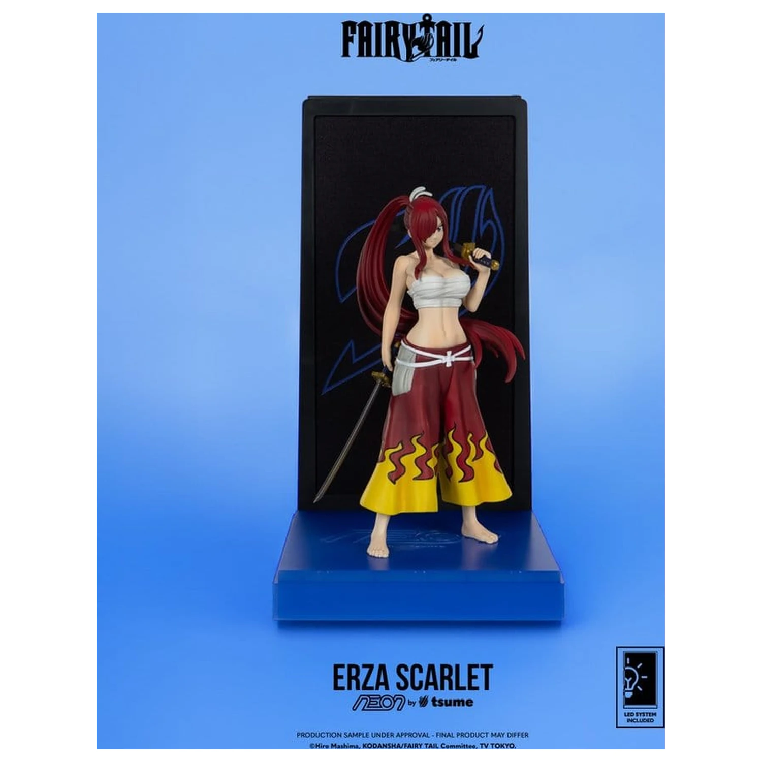 Fairy Tail neon figura 1/9 Erza Scarlet 25 cm fotografija izdelka