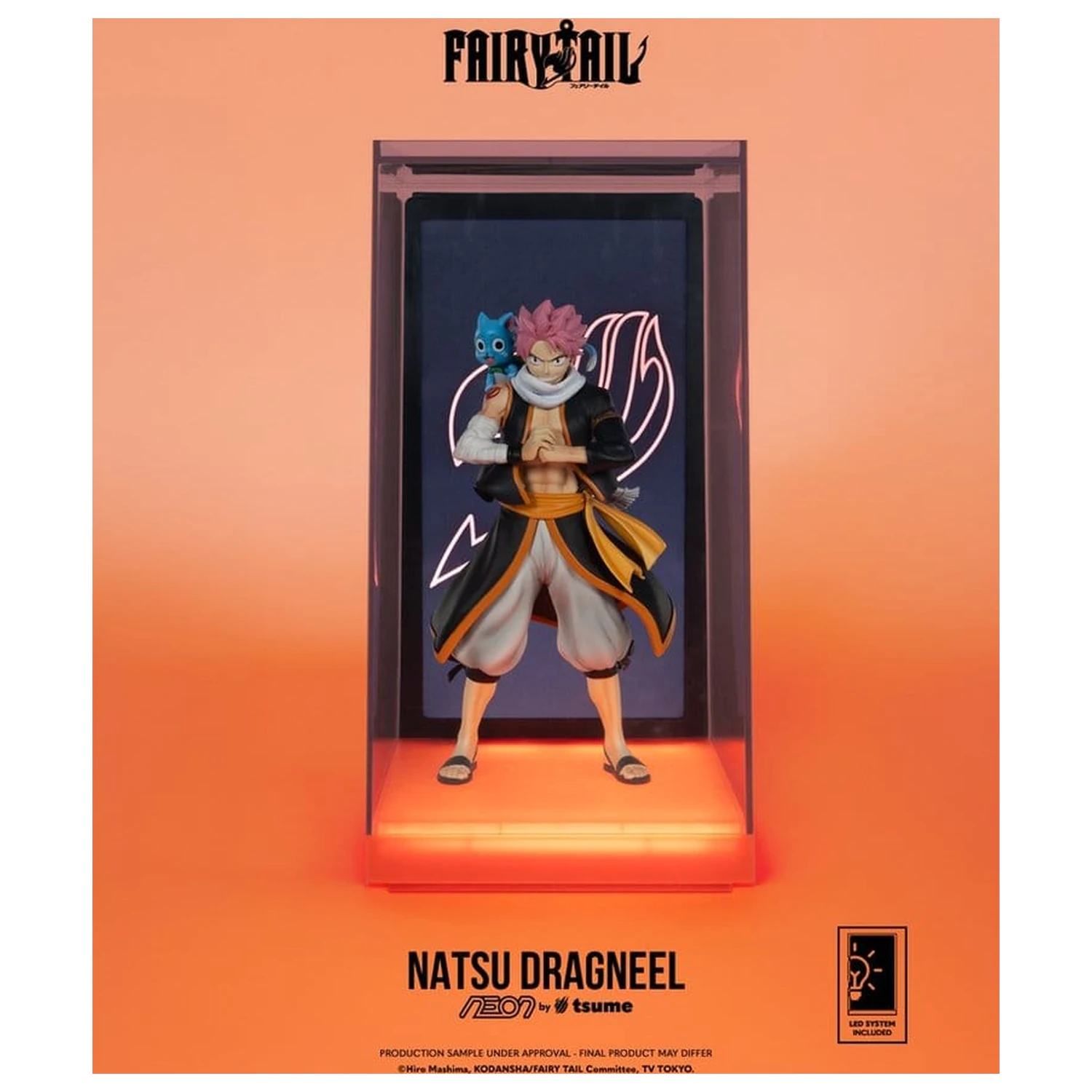 Fairy Tail Neon figura 1/9 Natsu Dragneel 25 cm fotografija izdelka