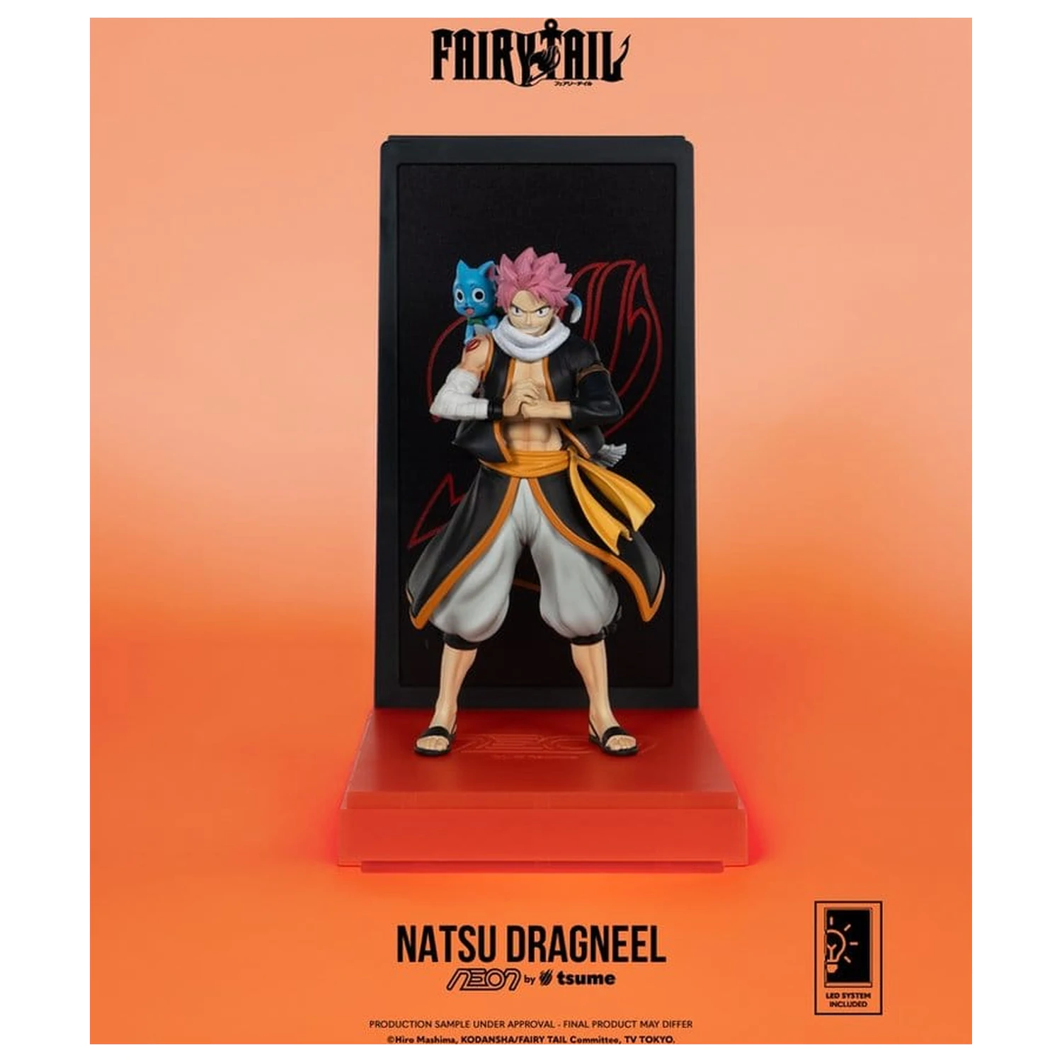 Fairy Tail Neon figura 1/9 Natsu Dragneel 25 cm fotografija izdelka
