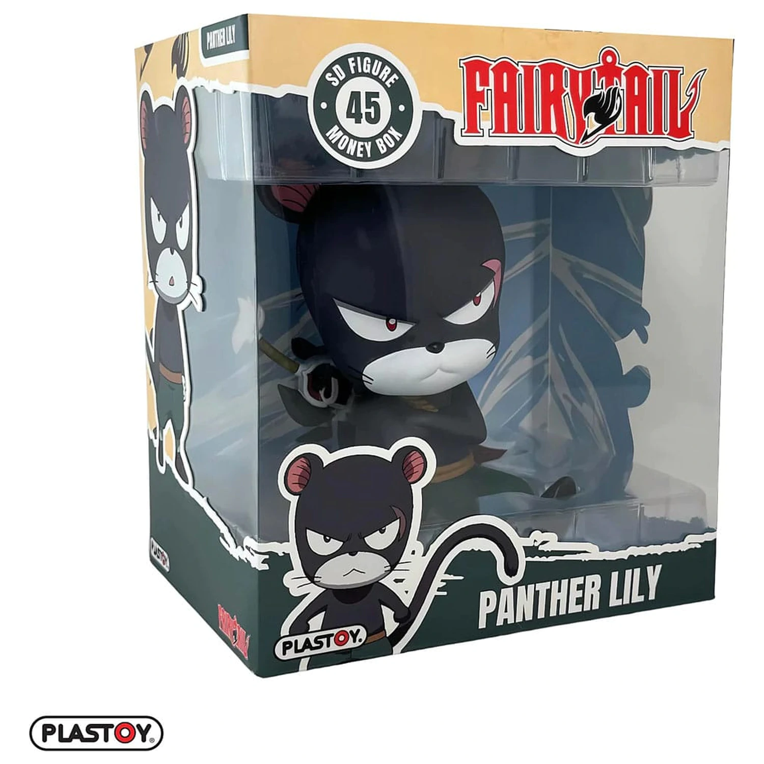Fairy Tail Coin Bank Panther Lily 18 cm fotografija izdelka