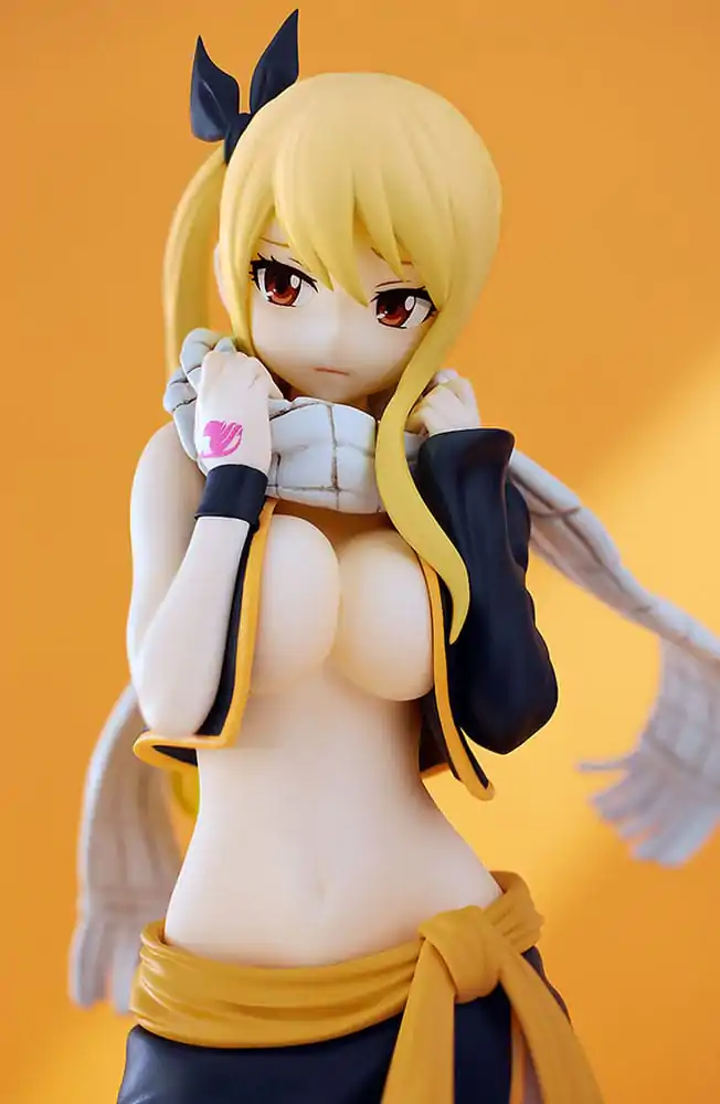 Fairy Tail Pop Up Parade PVC Kip Lucy Heartfilia Natsu Costume Ver. L Size 22 cm fotografija izdelka