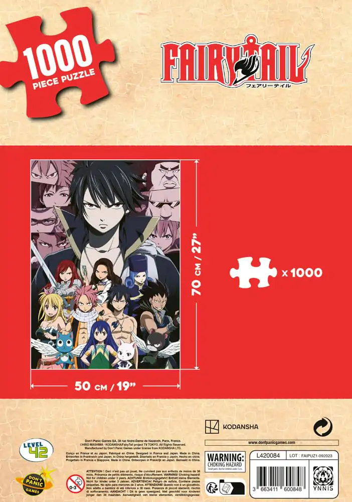 Fairy Tail Puzzle Sestavljanka The Guild (1000 kosov) fotografija izdelka