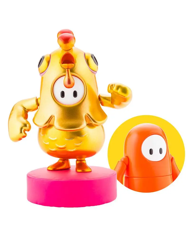 Fall Guys: Ultimate Knockout akcijska figura 1/20 Legendary Edition Orangeade / Golden Chicken Costume 8 cm fotografija izdelka
