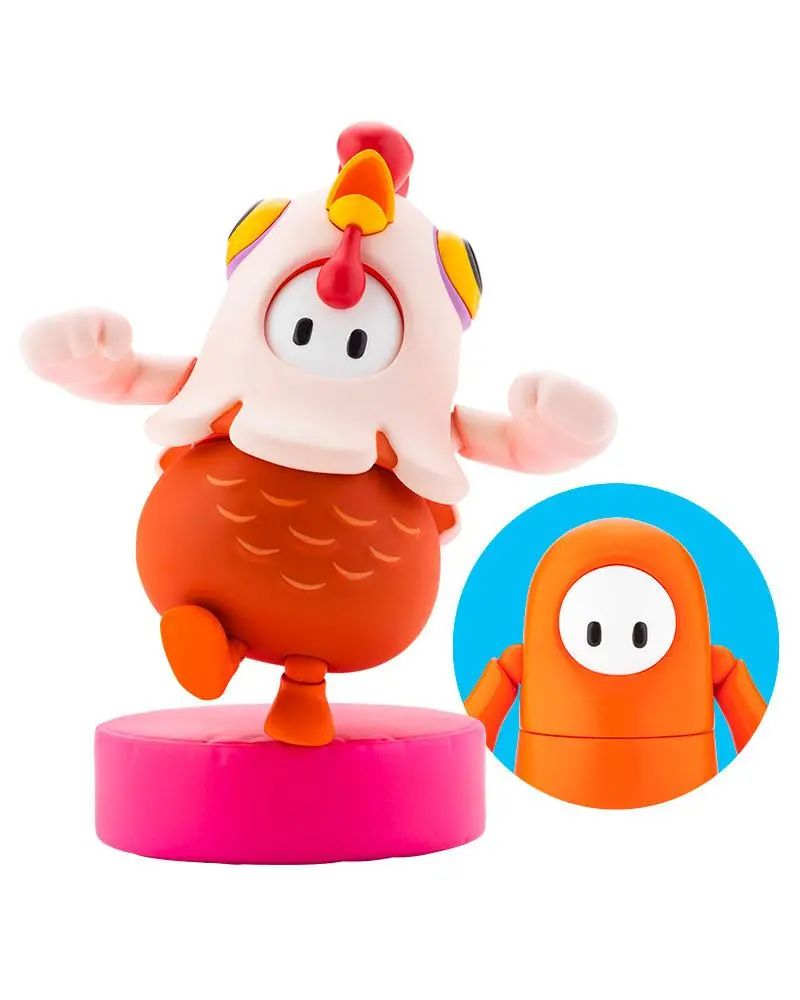 Fall Guys: Ultimate Knockout akcijska figura 1/20 paket 01 Movie Star / Chicken Skin 8 cm fotografija izdelka