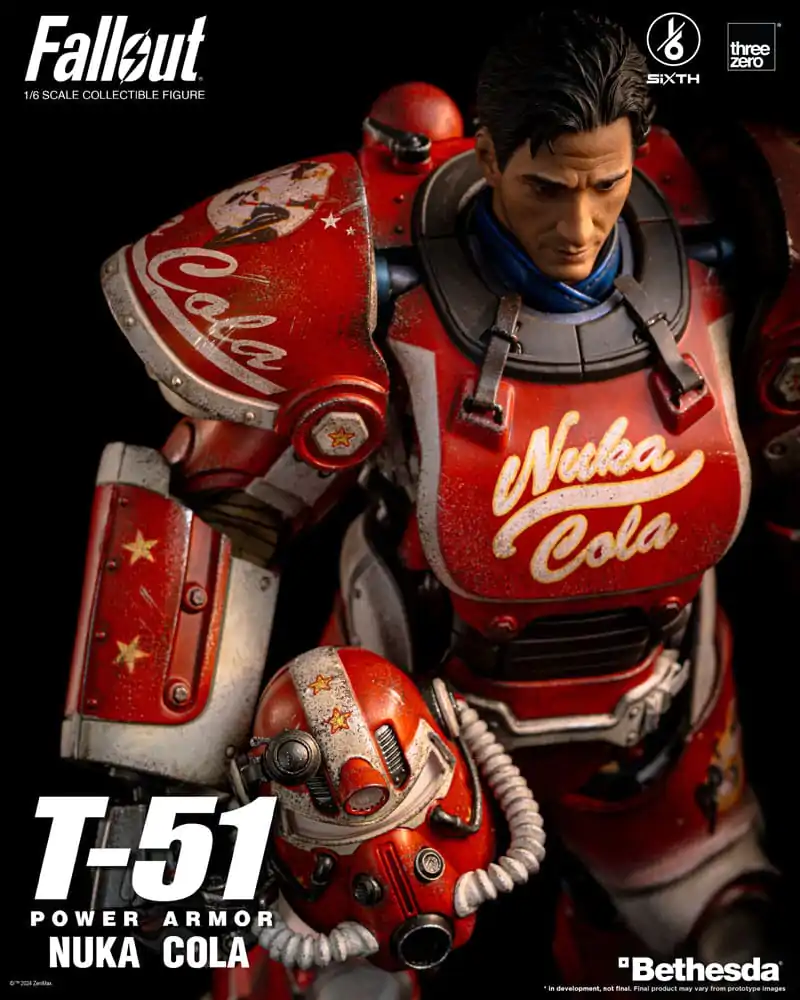 Fallout Akcijska Figura 1/6 T-51 Nuka Cola Power Armor 37 cm fotografija izdelka