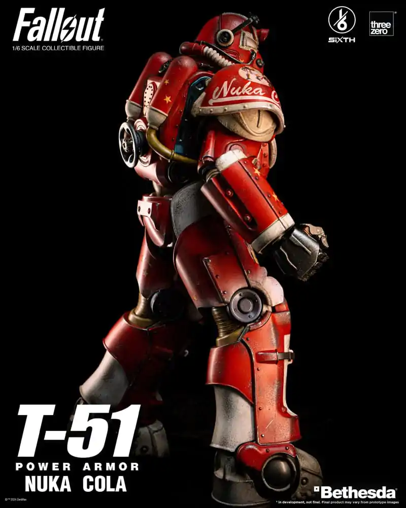 Fallout Akcijska Figura 1/6 T-51 Nuka Cola Power Armor 37 cm fotografija izdelka