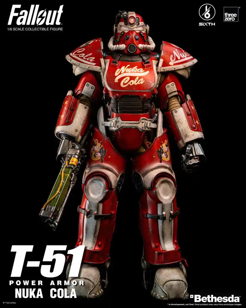 Fallout Akcijska Figura 1/6 T-51 Nuka Cola Power Armor 37 cm fotografija izdelka