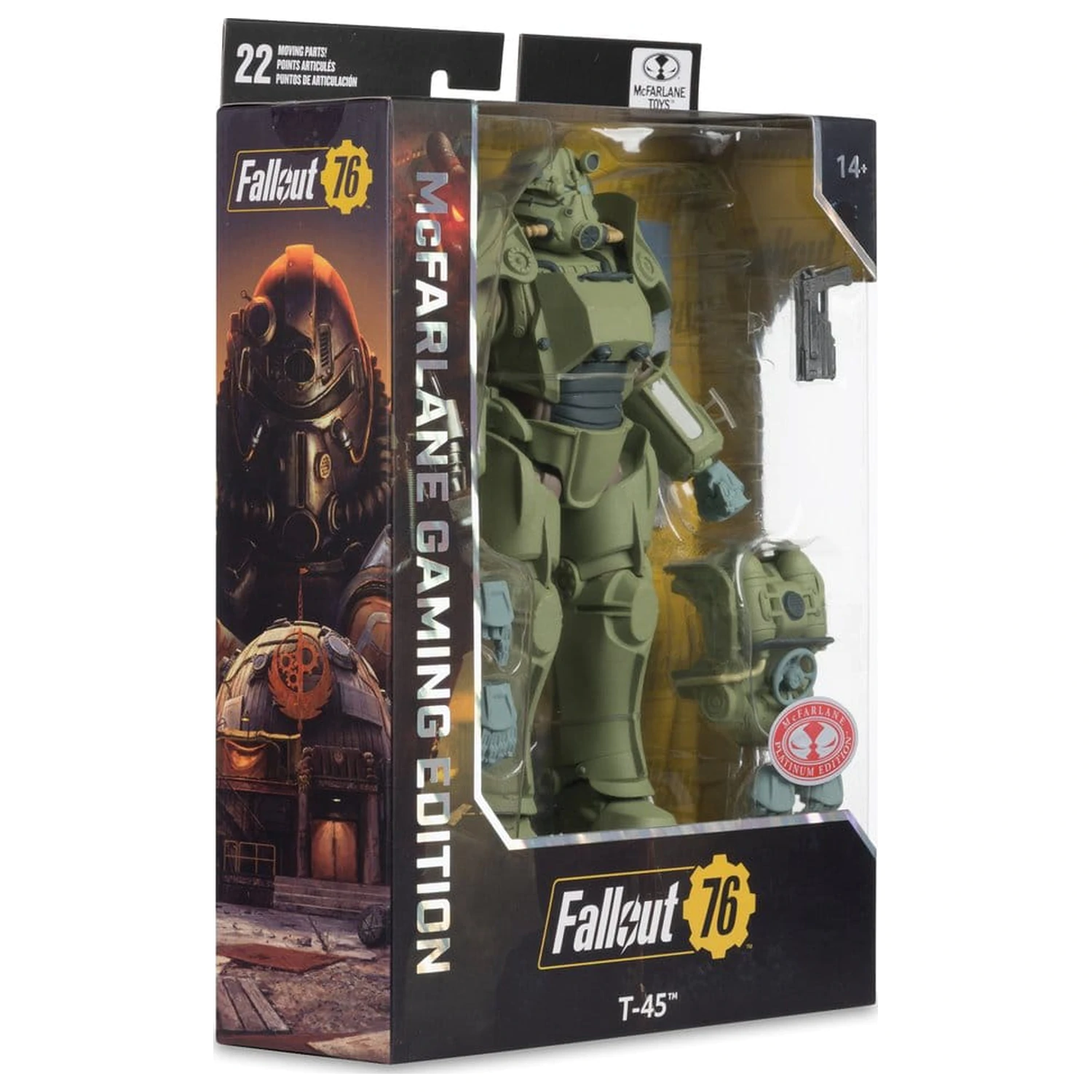 Fallout 76 Gaming Edition akcijska figura T-45 Military Armor (Red Platinum Edition) 20 cm fotografija izdelka