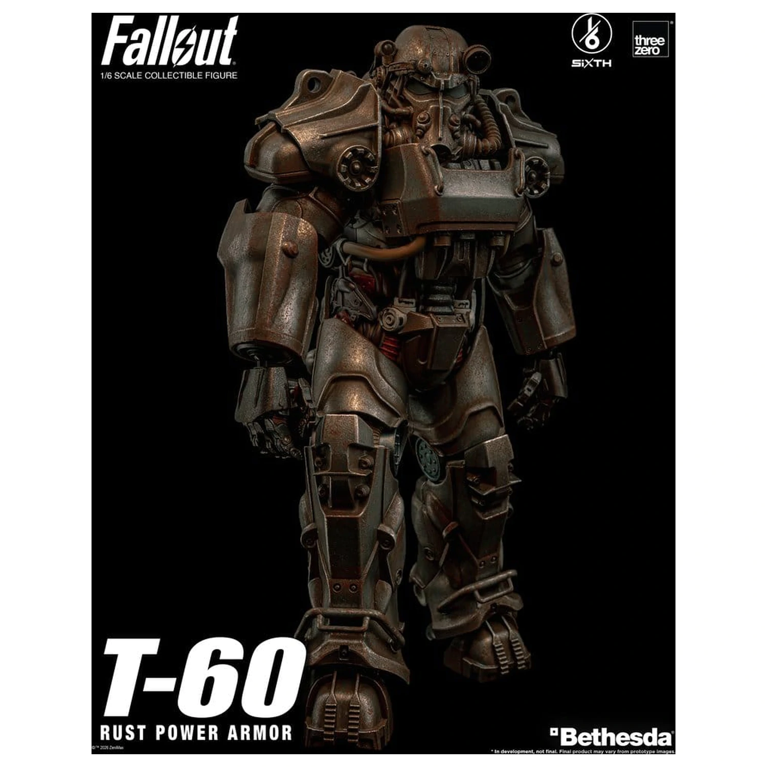 Fallout Akcijska figura 1/6 T-60 Rust Power Armor fotografija izdelka