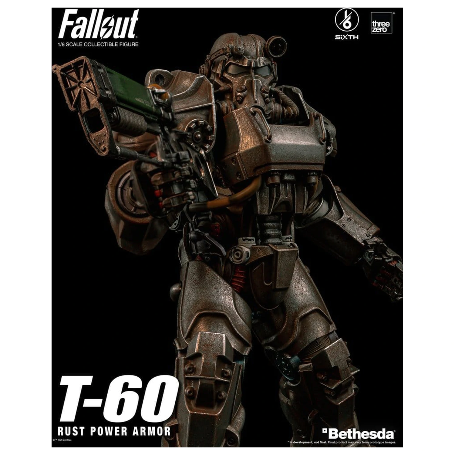 Fallout Akcijska figura 1/6 T-60 Rust Power Armor fotografija izdelka
