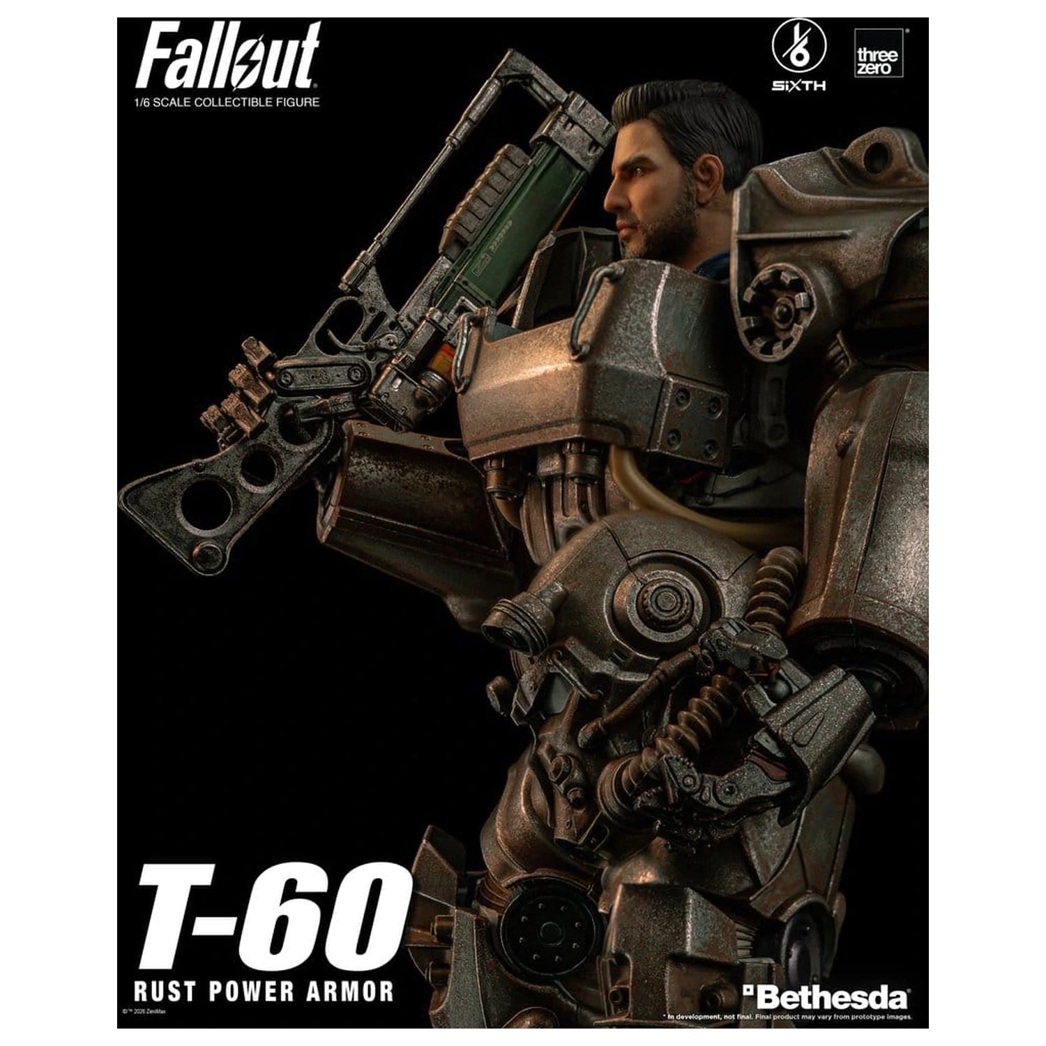 Fallout Akcijska figura 1/6 T-60 Rust Power Armor fotografija izdelka