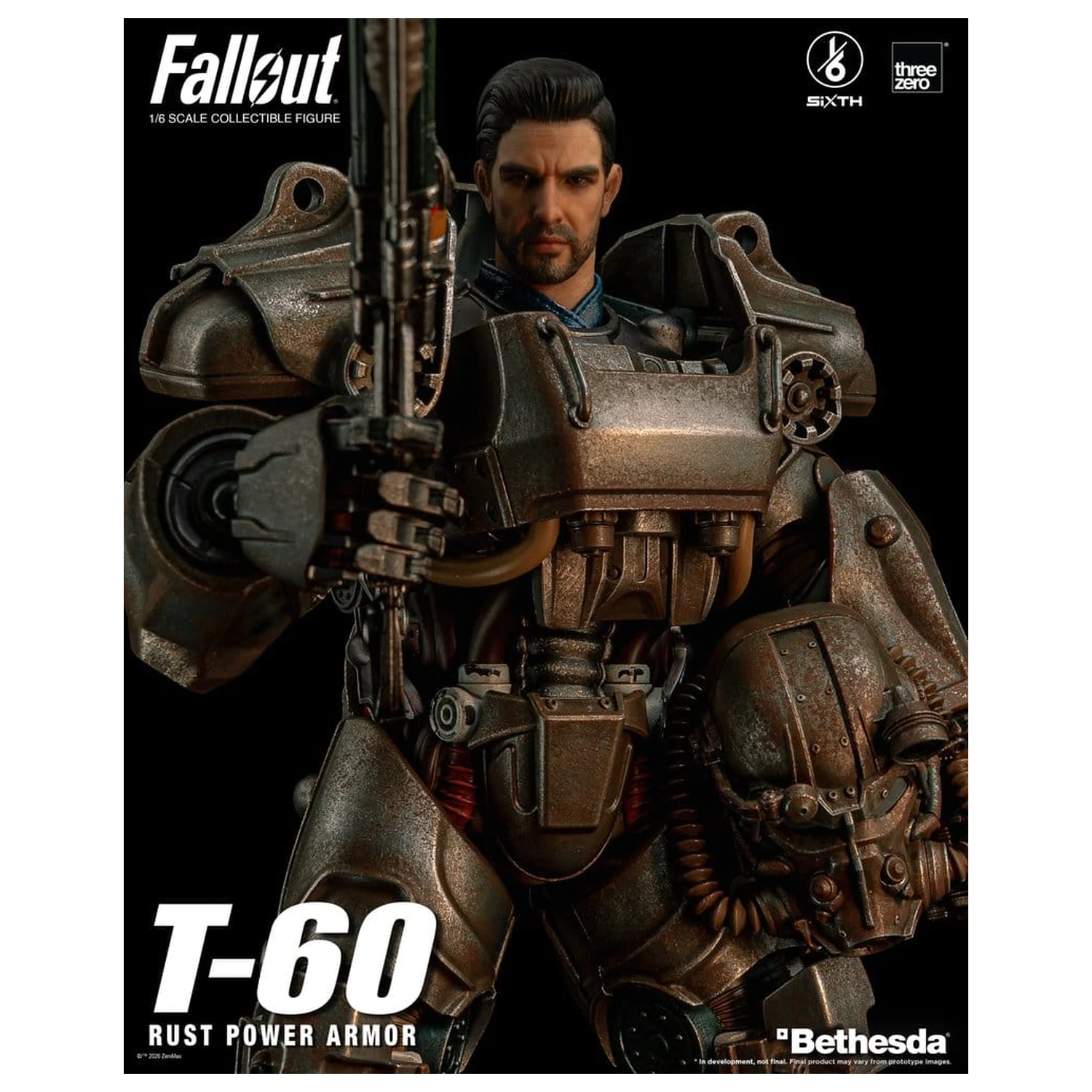 Fallout Akcijska figura 1/6 T-60 Rust Power Armor fotografija izdelka