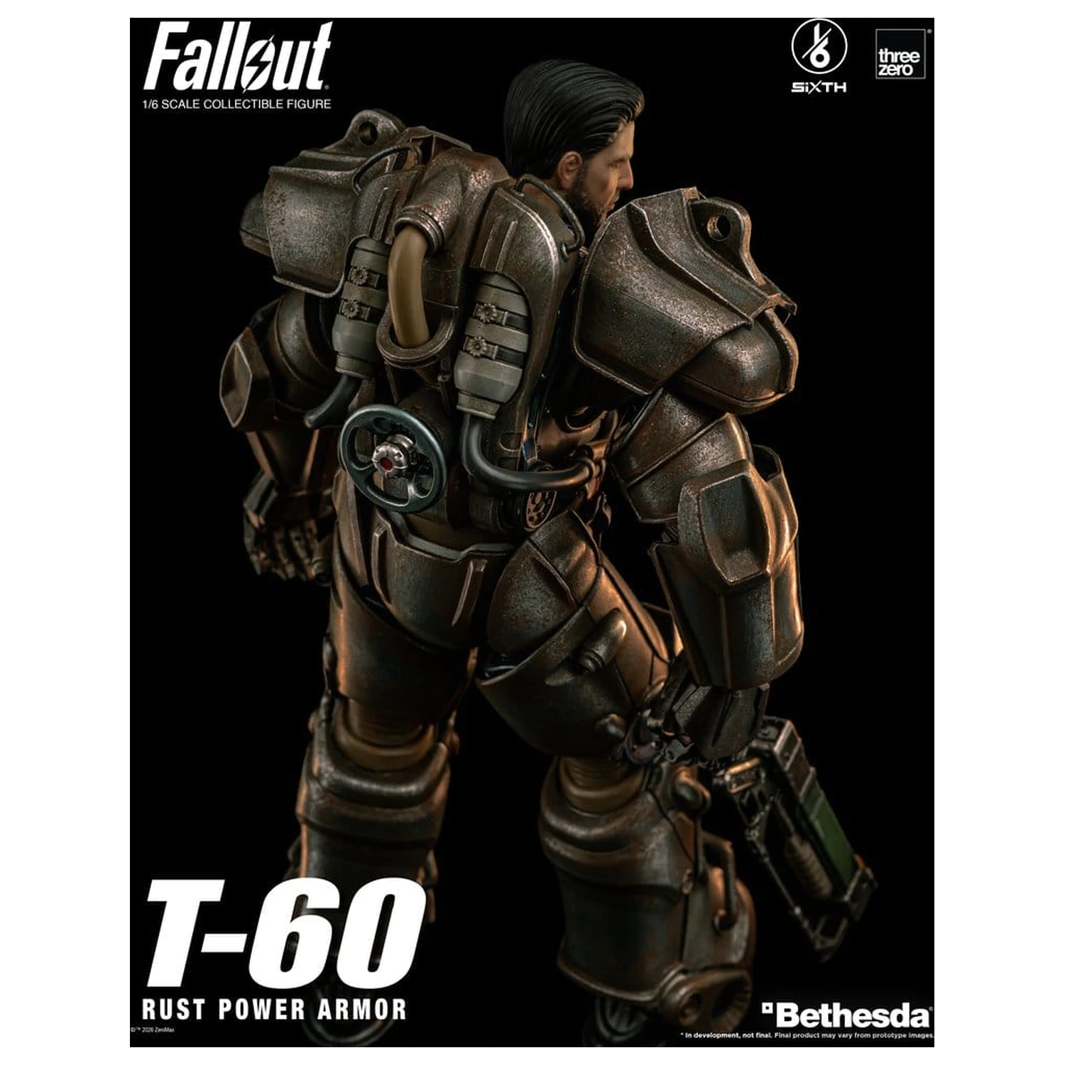 Fallout Akcijska figura 1/6 T-60 Rust Power Armor fotografija izdelka
