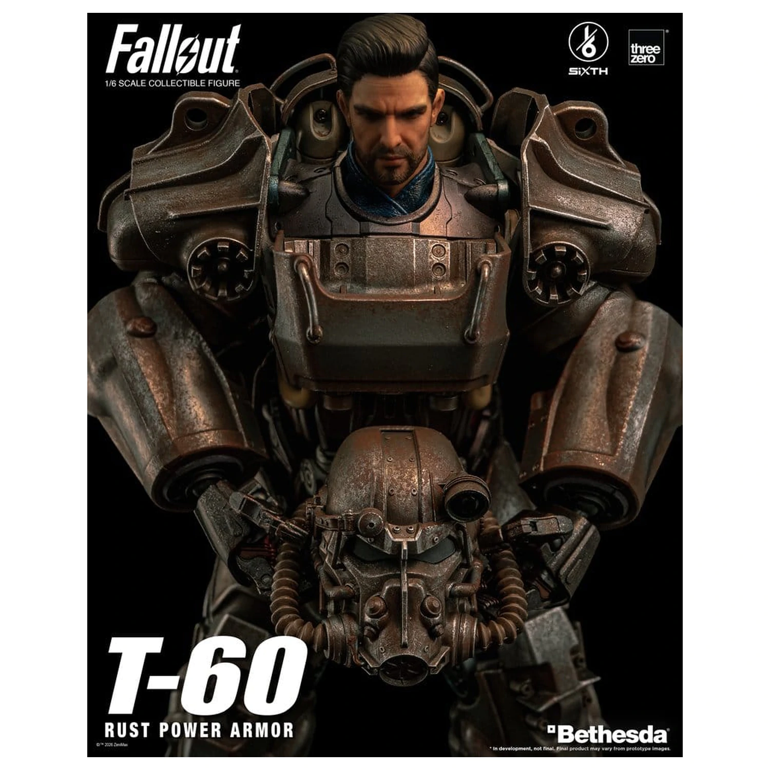 Fallout Akcijska figura 1/6 T-60 Rust Power Armor fotografija izdelka