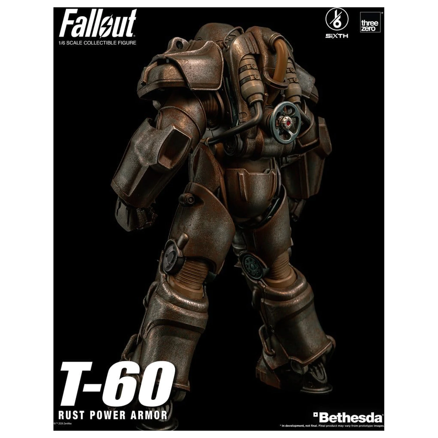 Fallout Akcijska figura 1/6 T-60 Rust Power Armor fotografija izdelka