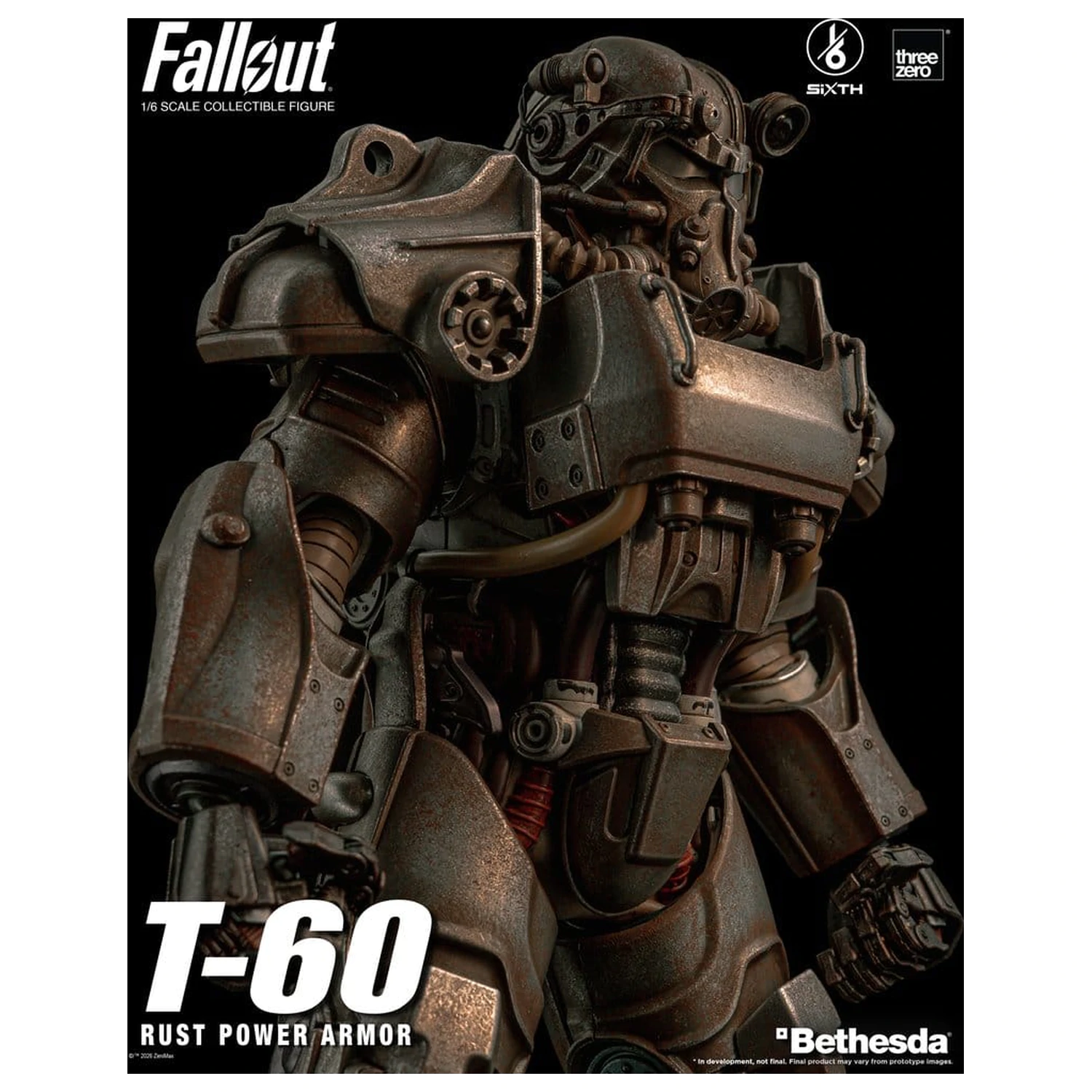 Fallout Akcijska figura 1/6 T-60 Rust Power Armor fotografija izdelka