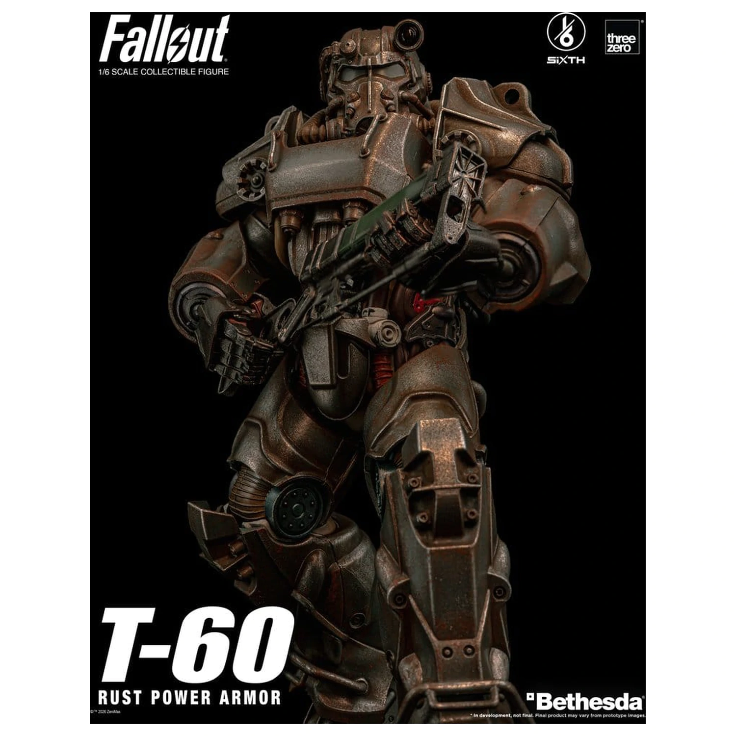 Fallout Akcijska figura 1/6 T-60 Rust Power Armor fotografija izdelka