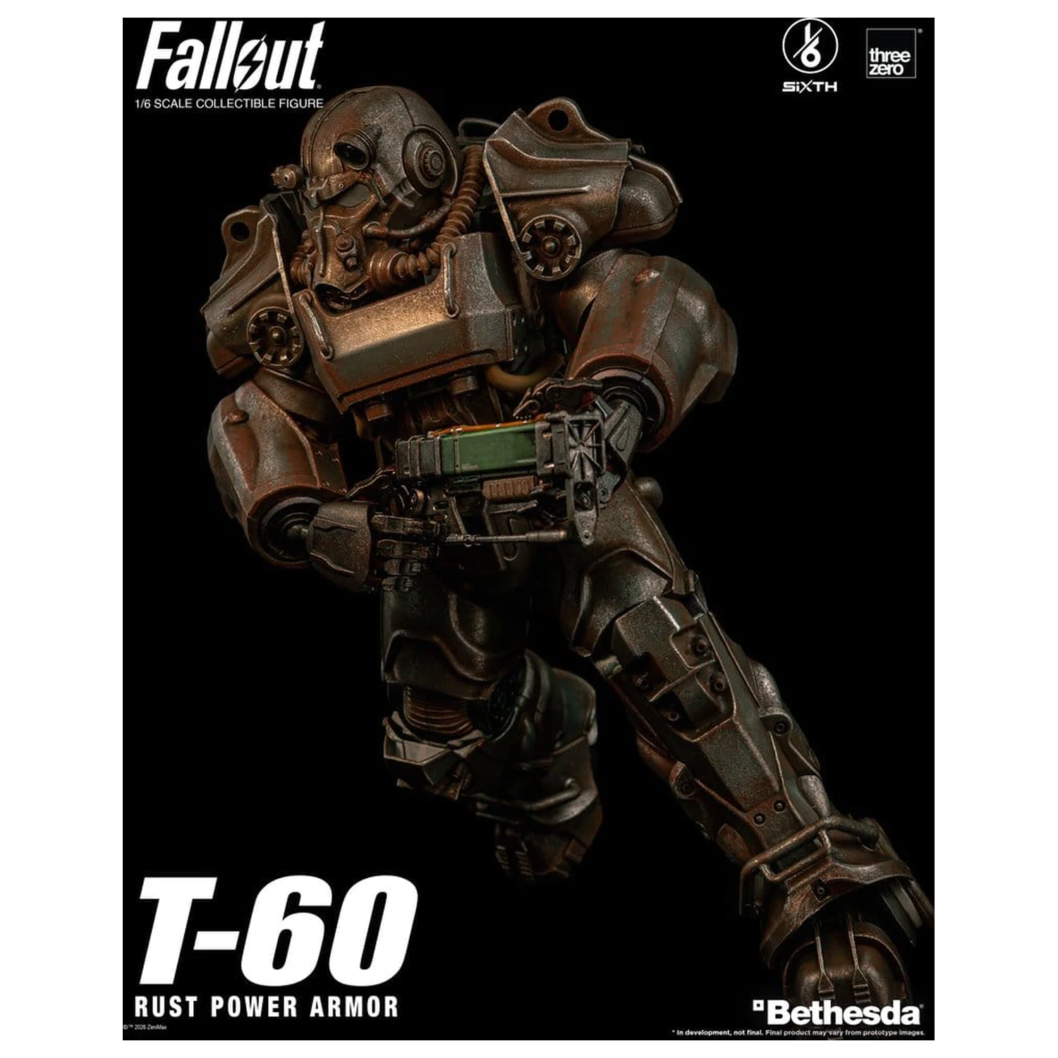 Fallout Akcijska figura 1/6 T-60 Rust Power Armor fotografija izdelka