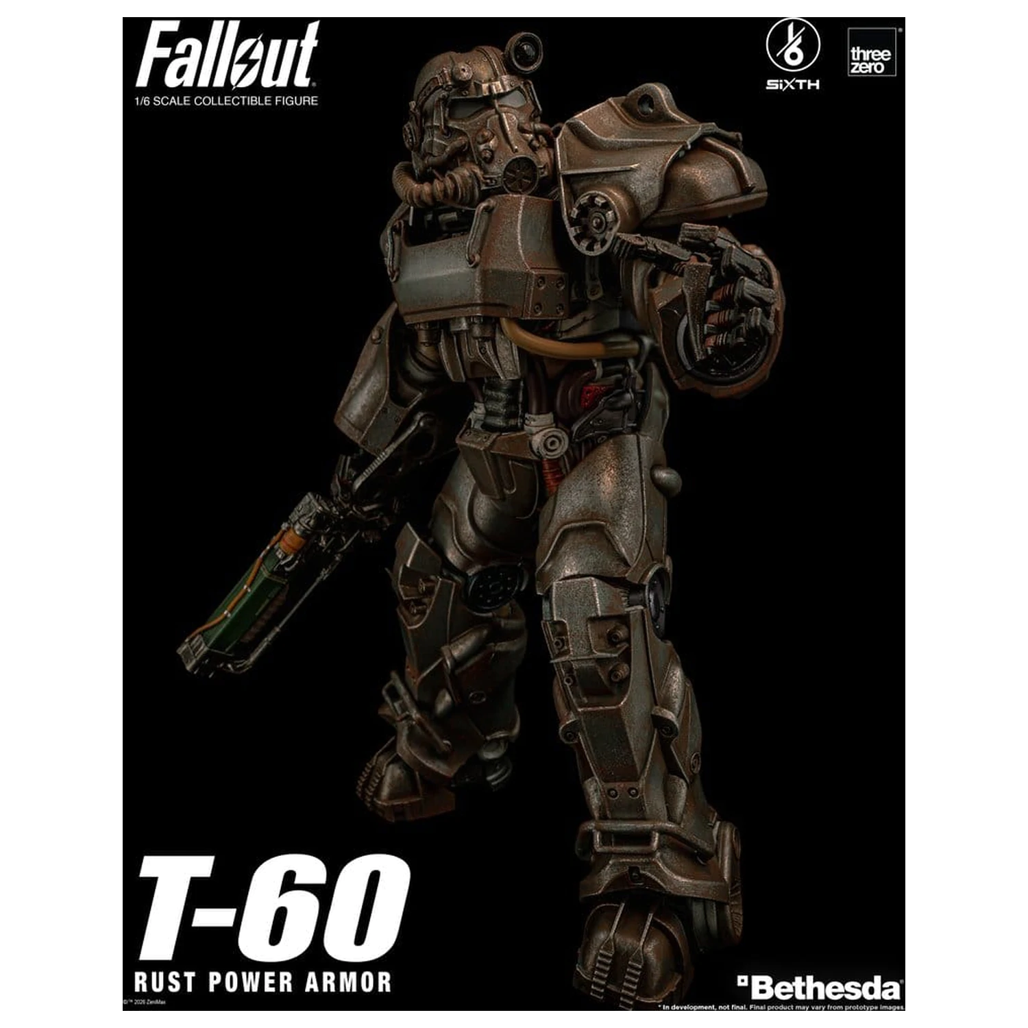 Fallout Akcijska figura 1/6 T-60 Rust Power Armor fotografija izdelka