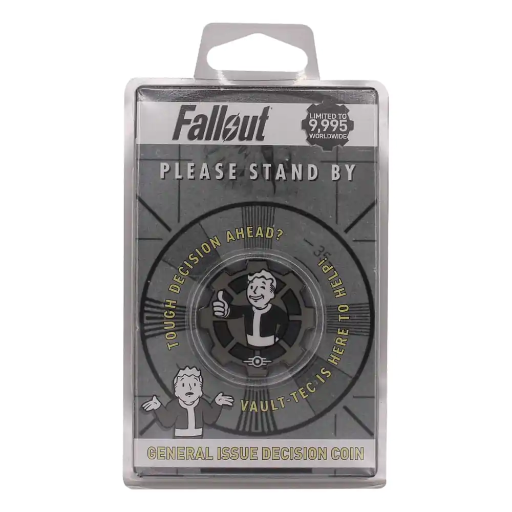 Zbirateljski kovanec Fallout Odločitev Črno & Bel Limited Edition fotografija izdelka