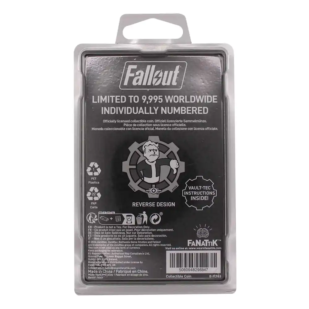 Zbirateljski kovanec Fallout Odločitev Črno & Bel Limited Edition fotografija izdelka