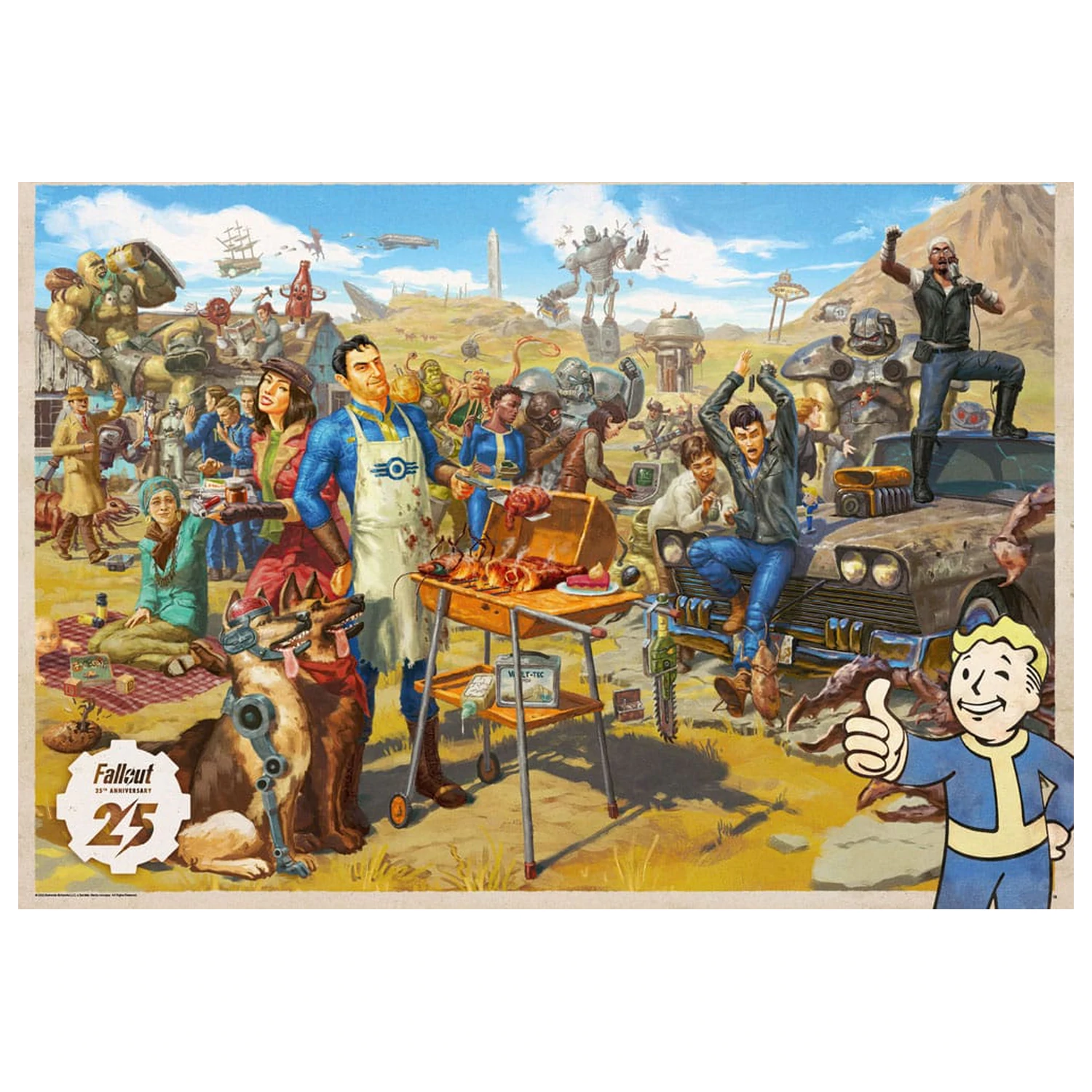 Fallout darilni set Fallout Vault Loot Collection (Uganka, nogavice, figurica & obesek za ključe) fotografija izdelka