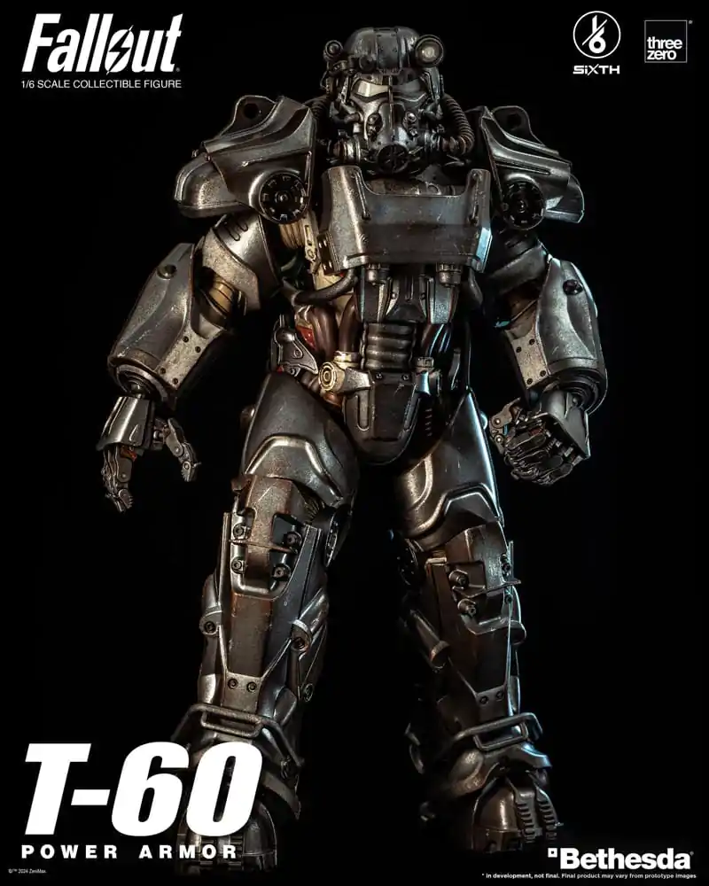 Fallout FigZero akcijska figura 1/6 T-60 Power Armor 37 cm fotografija izdelka