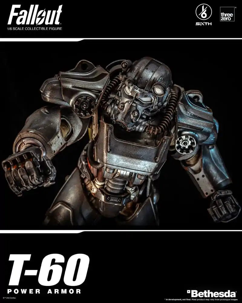 Fallout FigZero akcijska figura 1/6 T-60 Power Armor 37 cm fotografija izdelka