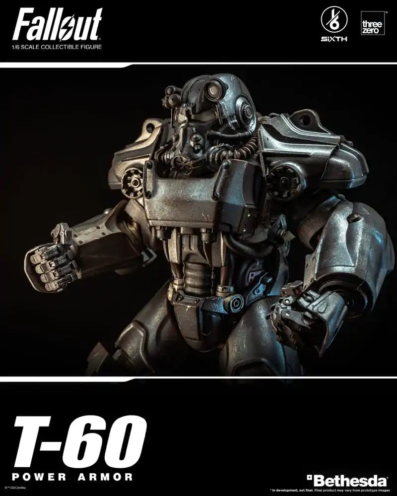 Fallout FigZero akcijska figura 1/6 T-60 Power Armor 37 cm fotografija izdelka