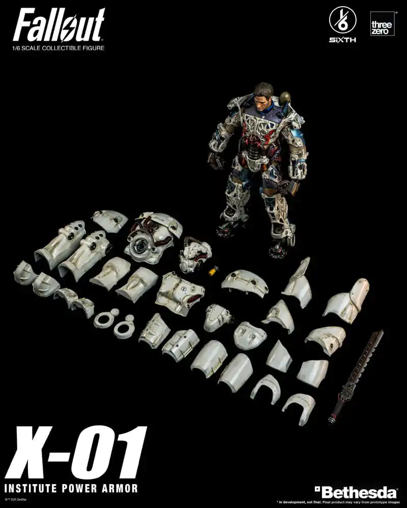 Fallout FigZero Akcijska figura 1/6 X-01 Institute Power Armor 37 cm fotografija izdelka
