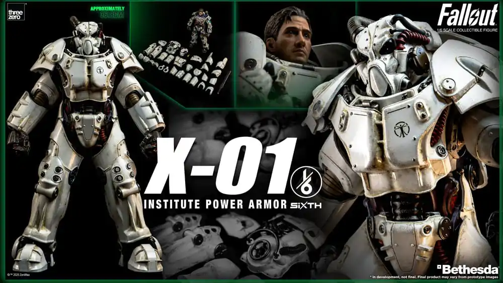 Fallout FigZero Akcijska figura 1/6 X-01 Institute Power Armor 37 cm fotografija izdelka