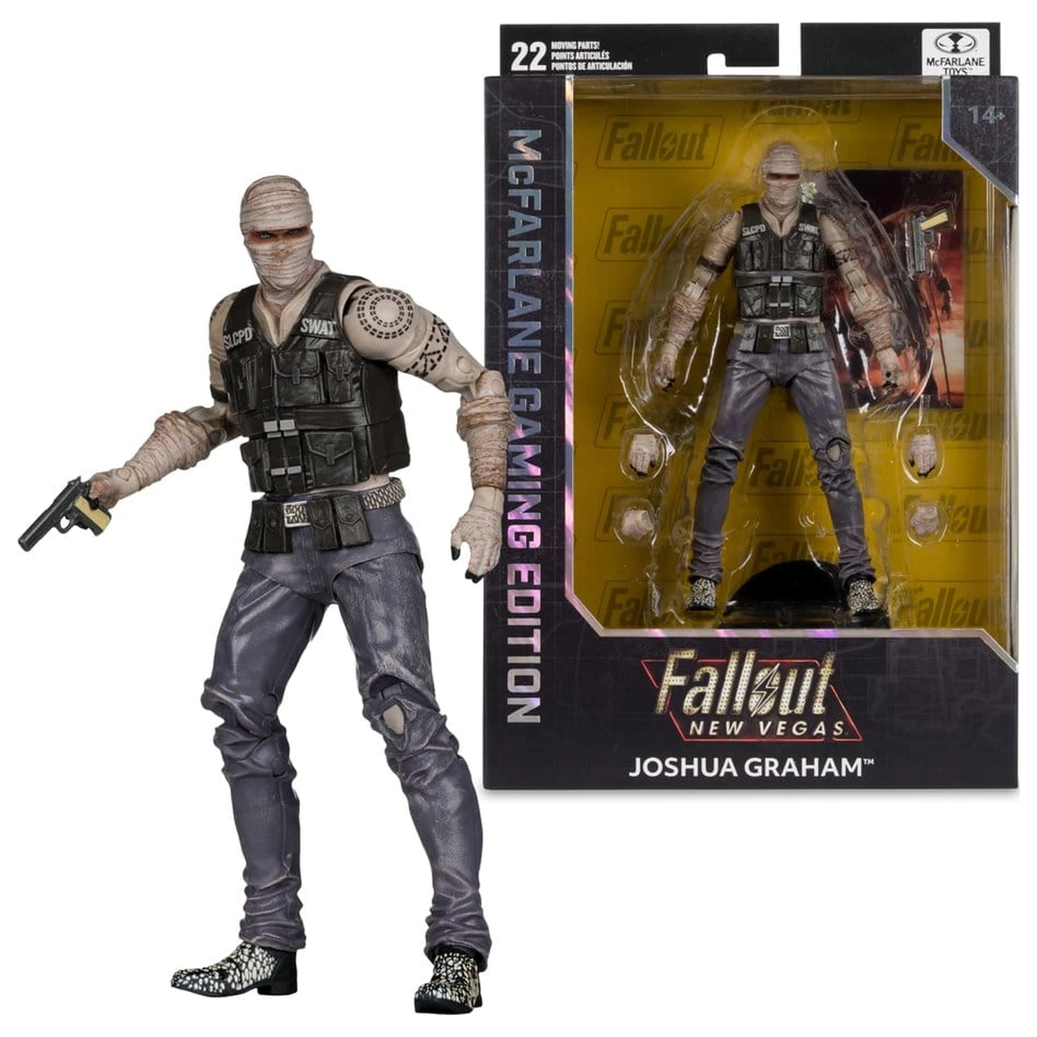 Fallout Gaming Edition akcijska figura Joshua Graham 17 cm fotografija izdelka