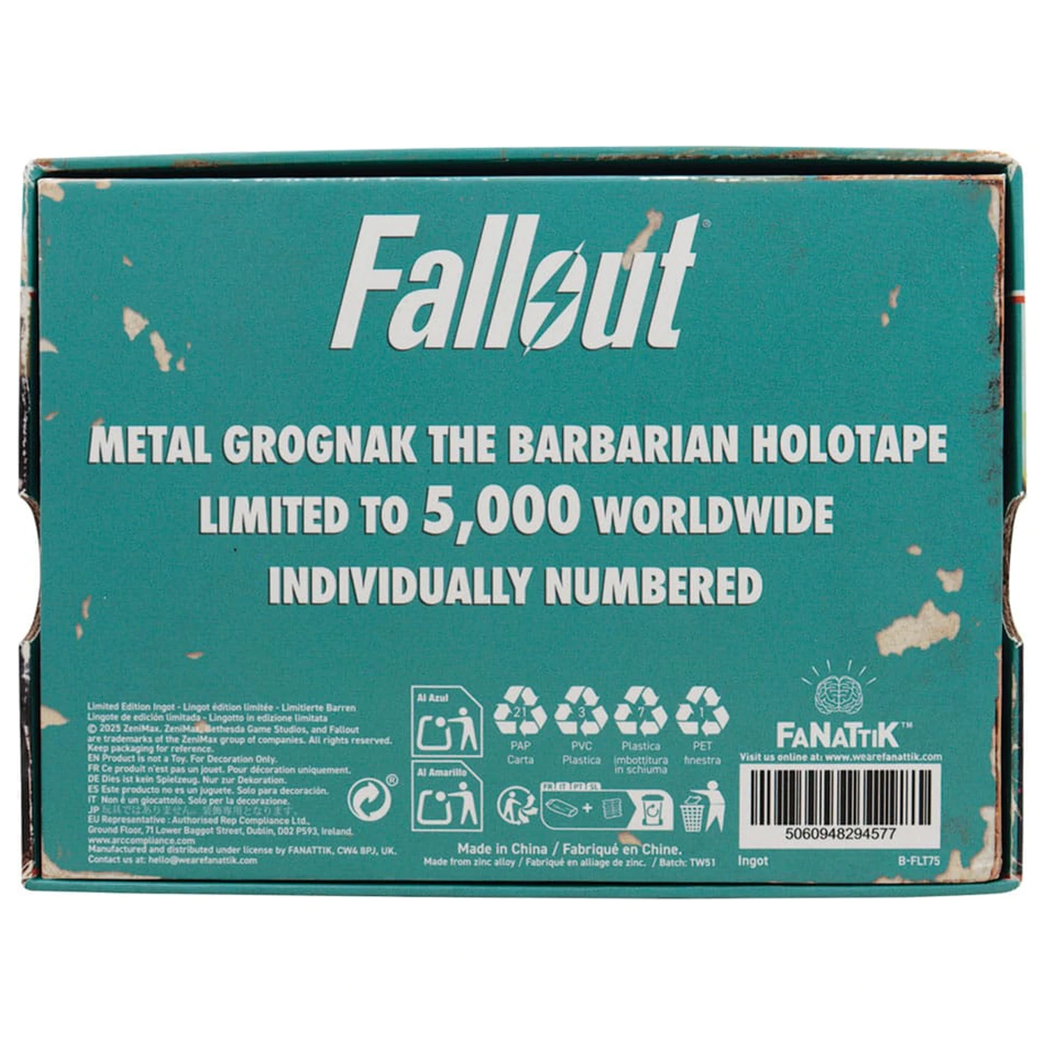 Fallout Replika Grognak the Barbarian Holotape fotografija izdelka